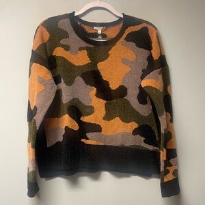 Lisa Todd Camouflage Pattern Sweater